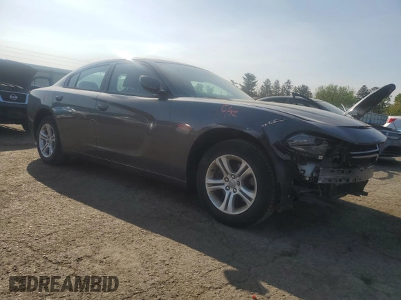 2016 Dodge Charger SE with VIN 2C3CDXBG1GH347996, listed as a Copart auction lot 55167675 with 7,725 mi miles and Salvage Title. Bid and sale history available at carsss.com. Image 4.