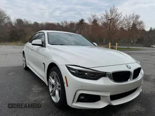 2019 BMW 4 Series 440i xDrive with VIN WBA4J7C54KBM74665, listed as a Copart auction lot 54988385 with 75,103 mi miles and Clean Title. Bid and sale history available at carsss.com. Image 1.