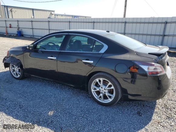 2012 Nissan Maxima 3.5 S with VIN 1N4AA5APXCC858871, listed as a Copart auction lot 46216495 with 127,628 mi miles and Salvage Title. Bid and sale history available at carsss.com. Image 2.
