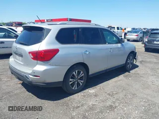 2018 Nissan Pathfinder SL with VIN 5N1DR2MN6JC605063, listed as a IAAI auction lot 41971664 with 99,505 mi miles. Bid and sale history available at carsss.com. Image 4.