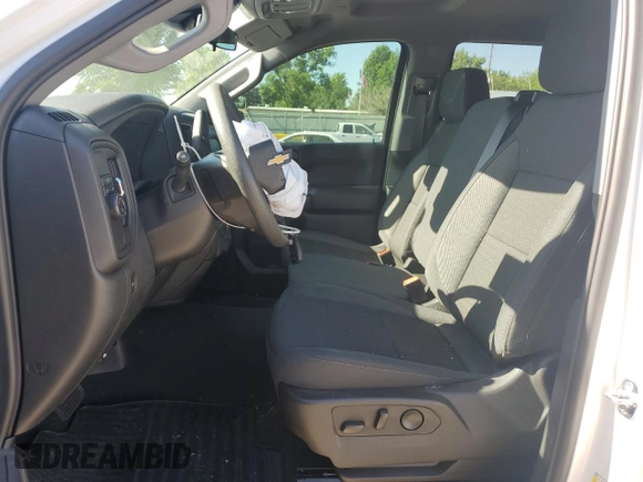 2024 Chevrolet Silverado 1500 Custom with VIN 3GCPABEK5RG222754, listed as a Copart auction lot 53932094 with 4,307 mi miles and Salvage Title. Bid and sale history available at DreamBid. Image 7.