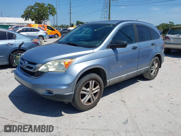 2010 Honda CR-V EX with VIN 5J6RE3H50AL006031, listed as a IAAI auction lot 42104423 with 209,418 mi miles and . Bid and sale history available at carsss.com. Image 19.