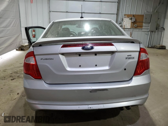 2010 Ford Fusion SE with VIN 3FAHP0HA2AR356436, listed as a Copart auction lot 58396205 with 97,546 mi miles and Salvage title. Bid and sale history available at DreamBid. Image 6.