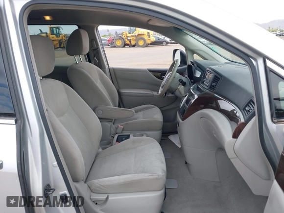 2015 Nissan Quest SV with VIN JN8AE2KP8F9125445, listed as a IAAI auction lot 42040196 with 125,218 mi miles. Bid and sale history available at carsss.com. Image 5.