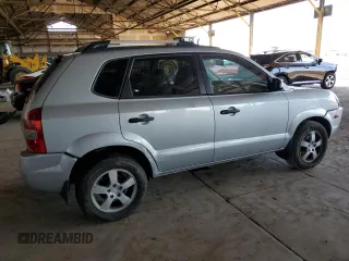2008 Hyundai Tucson GLS with VIN KM8JM12B38U818352, listed as a Copart auction lot 71503394 with 186,965 mi miles and Salvage Title. Bid and sale history available at carsss.com. Image 3.