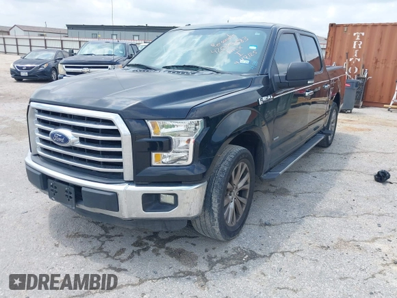 2017 Ford F-150 XL with VIN 1FTEW1CP9HKC33135, listed as a IAAI auction lot 42025383 with 153,658 mi miles. Bid and sale history available at carsss.com. Image 2.