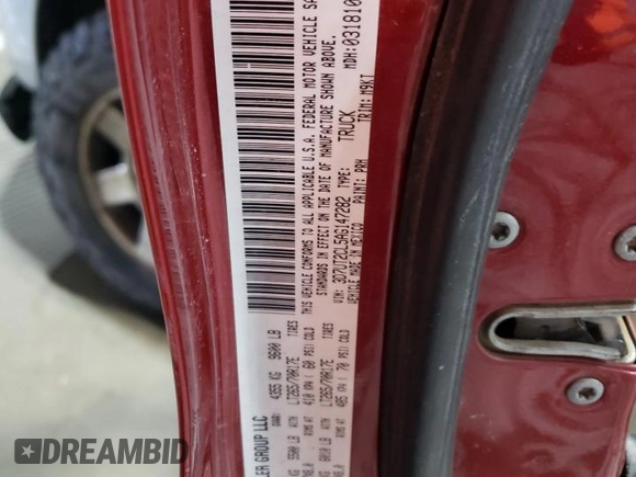 2010 Dodge Ram 2500 SLT with VIN 3D7UT2CL5AG147282, listed as a Copart auction lot 88434685 with 223,334 mi miles and Salvage Title. Bid and sale history available at carsss.com. Image 13.