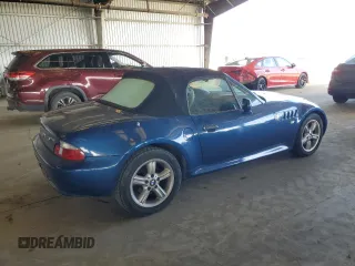 2000 BMW Z3 2.5 with VIN 4USCH9342YLG04259, listed as a Copart auction lot 60921805 with 150,679 mi miles and Salvage title. Bid and sale history available at DreamBid. Image 3.
