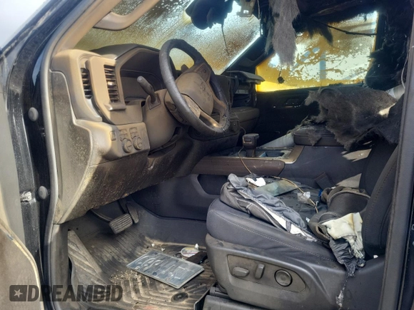 2023 Chevrolet Silverado 1500 RST with VIN 1GCUDEEL4PZ208393, listed as a Copart auction lot 71346124 with Not Provided miles and Non Repairable. Bid and sale history available at DreamBid. Image 7.