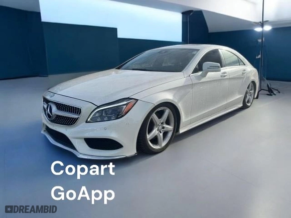 2015 Mercedes-Benz CLS-Class CLS 400 with VIN WDDLJ6HB8FA133567, listed as a Copart auction lot 48635315 with 114,576 mi miles and Clean Title. Bid and sale history available at carsss.com. Image 2.