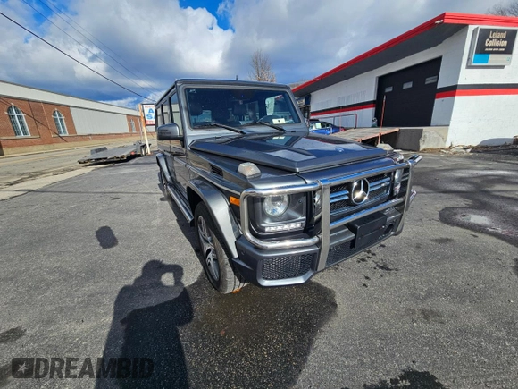 2015 Mercedes-Benz G 63 AMG с VIN WDCYC7DF0FX238863, выставлен на аукционе Copart как лот 44769605 с пробегом 59 978 миль миль и Чистый • Clean title. История ставок и продаж доступна на DreamBid. Изображение 1.