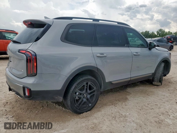 2023 Kia Telluride SX X-Line with VIN 5XYP5DGC1PG400127, listed as a Copart auction lot 62950045 with 23,443 mi miles and Salvage title. Bid and sale history available at DreamBid. Image 3.