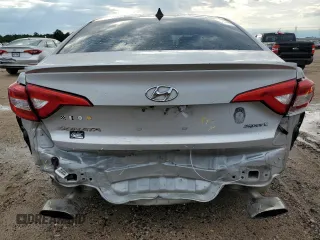 2017 Hyundai Sonata Sport with VIN 5NPE34AF0HH518213, listed as a Copart auction lot 56389755 with 123,244 mi miles and Salvage Title. Bid and sale history available at DreamBid. Image 6.