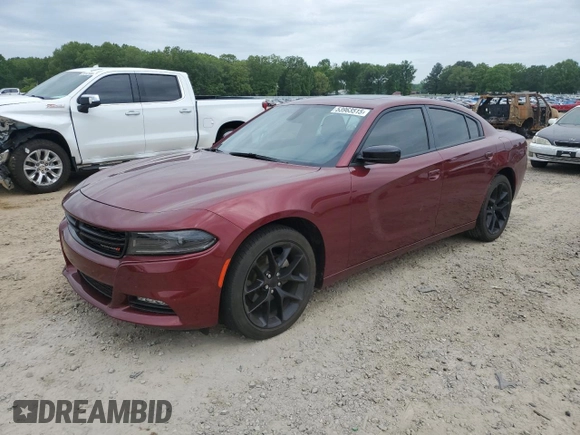 2023 Dodge Charger SXT with VIN 2C3CDXBG3PH601014, listed as a Copart auction lot 53963515 with Not Provided miles and Salvage Title. Bid and sale history available at DreamBid. Image 1.