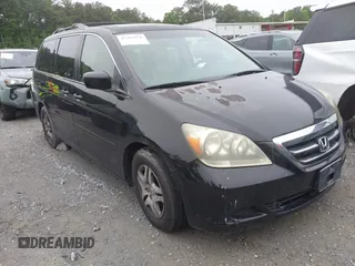 2006 Honda Odyssey EX-L z VIN 5FNRL38746B083881, wystawiony jako IAAI lot #42363976 z przebiegiem 252 746 mil mil oraz . Historia ofert i sprzedaży dostępna na DreamBid. Obrazek 1.