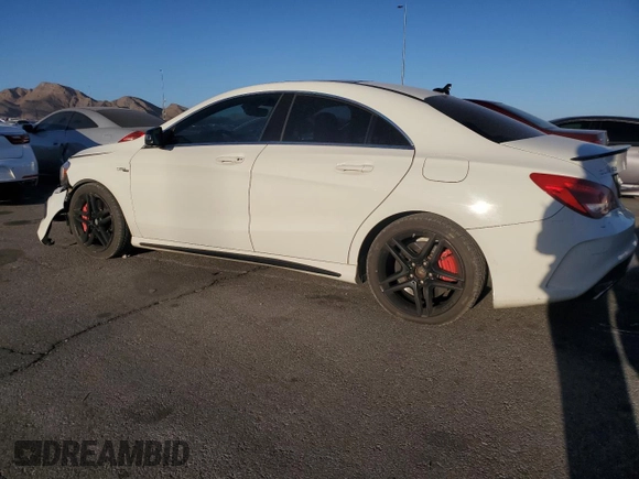 2014 Mercedes-Benz CLA 45 AMG z VIN WDDSJ5CB9EN142167, wystawiony jako Copart lot #43187375 z przebiegiem 113 105 mil mil oraz Szkoda całkowita • Salvage title. Historia ofert i sprzedaży dostępna na DreamBid. Obrazek 2.