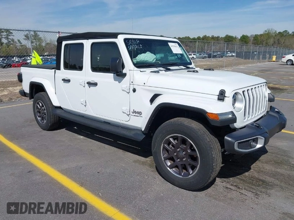 2022 Jeep Gladiator High Altitude with VIN 1C6HJTFG1NL167518, listed as a IAAI auction lot 41838411 with 20,885 mi miles and . Bid and sale history available at DreamBid. Image 1.