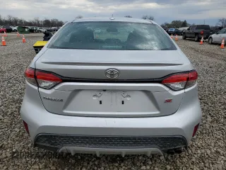 2022 Toyota Corolla SE with VIN 5YFP4MCE8NP102564, listed as a Copart auction lot 50650805 with 41,353 mi miles and Salvage Title. Bid and sale history available at carsss.com. Image 6.