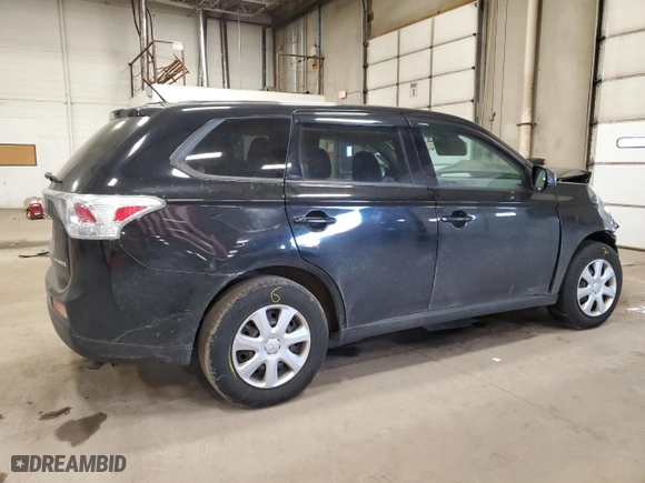 2014 Mitsubishi Outlander ES with VIN JA4AD2A38EZ014285, listed as a Copart auction lot 49004495 with 164,019 mi miles and Salvage Title. Bid and sale history available at carsss.com. Image 3.