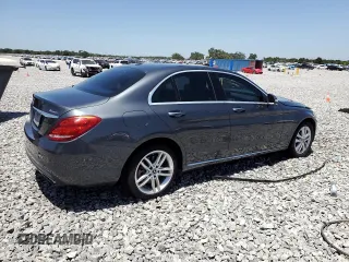 2015 Mercedes-Benz C 300 Luxury with VIN 55SWF4KB6FU001998, listed as a Copart auction lot 54602755 with 140,264 mi miles and Salvage Title. Bid and sale history available at carsss.com. Image 3.