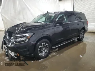 2023 Ford Expedition Max XLT z VIN 1FMJK1H84PEA29685, wystawiony jako Copart lot #45220135 z przebiegiem 44 242 mil mil oraz Szkoda całkowita • Salvage title. Historia ofert i sprzedaży dostępna na DreamBid. Obrazek 1.