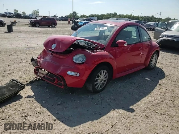 2005 Volkswagen New Beetle Coupe GLS with VIN 3VWCK31C65M413558, listed as a Copart auction lot 69103984 with 131,648 mi miles and Non Repairable. Bid and sale history available at carsss.com. Image 10.