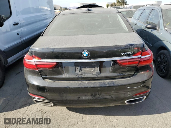 2016 BMW 7 Series 740i with VIN WBA7E2C56GG547453, listed as a Copart auction lot 67875632 with 92,588 mi miles. Bid and sale history available at carsss.com. Image 6.