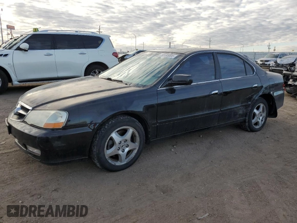 2003 Acura TL with VIN 19UUA56643A086128, listed as a Copart auction lot 50195005 with 172,376 mi miles and Salvage Title. Bid and sale history available at carsss.com. Image 1.