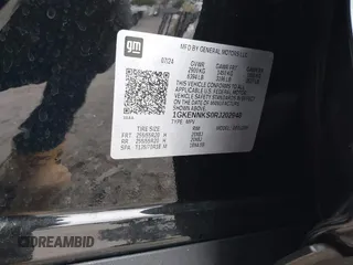 2024 GMC Acadia AWD Elevation z VIN 1GKENNKS0RJ202948, wystawiony jako IAAI lot #41219586 z przebiegiem 8 049 mil mil oraz . Historia ofert i sprzedaży dostępna na DreamBid. Obrazek 9.