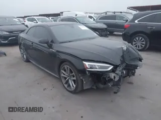 2019 Audi A5 Premium Plus with VIN WAUTNAF59KA021074, listed as a IAAI auction lot 41230325 with 80,685 mi miles and . Bid and sale history available at DreamBid. Image 1.