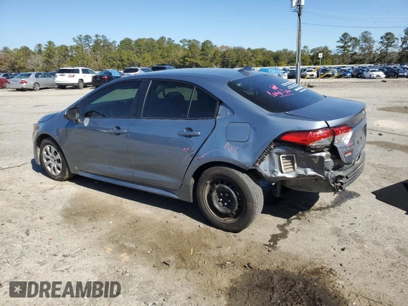 2023 Toyota Corolla LE with VIN JTDB4MEE1P3009369, listed as a Copart auction lot 43608735 with 52,551 mi miles and Salvage Title. Bid and sale history available at carsss.com. Image 2.