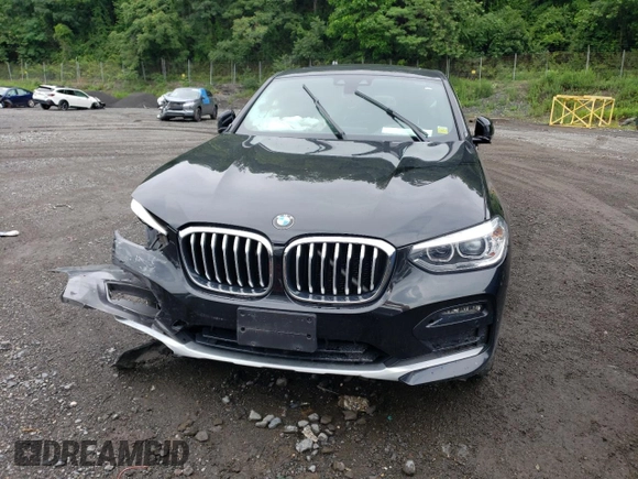2020 BMW X4 xDrive30i with VIN 5UX2V1C06L9B74345, listed as a Copart auction lot 57495183 with 0 mi miles. Bid and sale history available at carsss.com. Image 5.