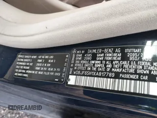 1999 Mercedes-Benz E-Class with VIN WDBJF65H1XA817789, listed as a IAAI auction lot 41818511 with 999,999 mi miles. Bid and sale history available at carsss.com. Image 9.