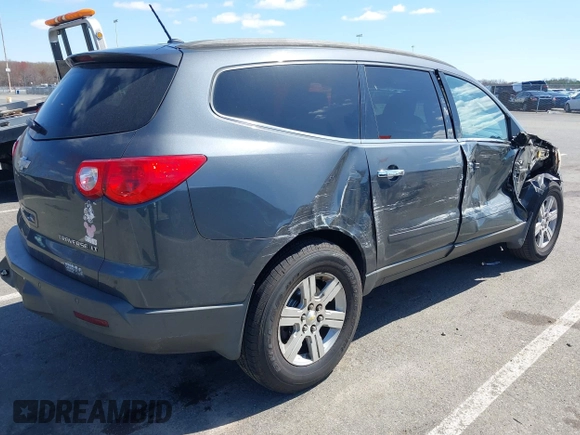 2011 Chevrolet Traverse 1LT with VIN 1GNKVGED3BJ237178, listed as a IAAI auction lot 41989376 with 168,113 mi miles and . Bid and sale history available at DreamBid. Image 4.