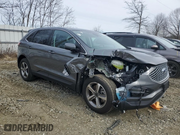 2024 Ford Edge SEL with VIN 2FMPK4J96RBA61650, listed as a Copart auction lot 45419415 with 3,575 mi miles and Salvage Title. Bid and sale history available at carsss.com. Image 4.