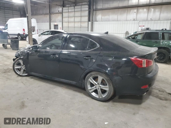 2013 Lexus IS 250 with VIN JTHBF5C26D5187477, listed as a Copart auction lot 51536255 with Not Provided miles and Salvage Title. Bid and sale history available at DreamBid. Image 2.