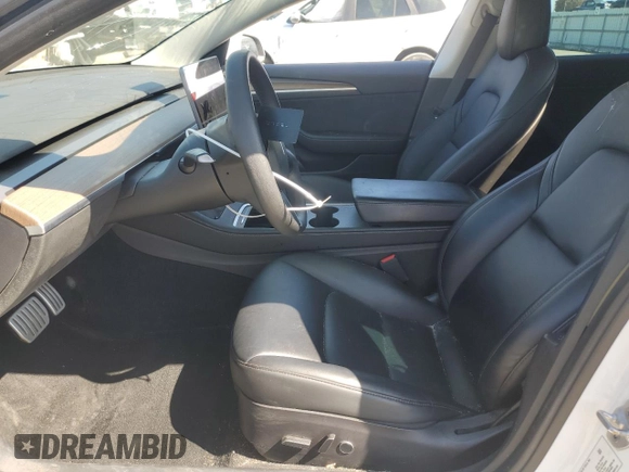 2021 Tesla Model 3 Performance with VIN 5YJ3E1ECXMF091342, listed as a Copart auction lot 49987595 with 120,881 mi miles and Salvage Title. Bid and sale history available at DreamBid. Image 7.