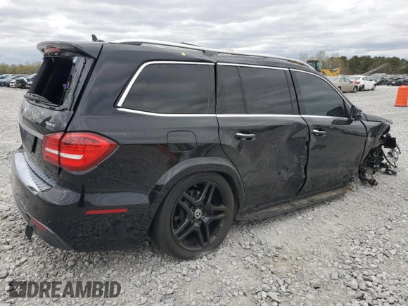 2018 Mercedes-Benz GLS with VIN 4JGDF7DE4JB159233, listed as a Copart auction lot 49883295 with 76,040 mi miles and Salvage Title. Bid and sale history available at carsss.com. Image 3.