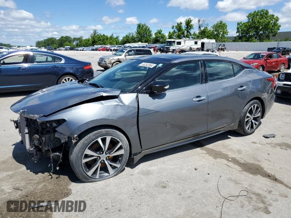 2017 Nissan Maxima SV z VIN 1N4AA6APXHC373398, wystawiony jako Copart lot #58025265 z przebiegiem 78 734 mil mil oraz Szkoda całkowita • Salvage title. Historia ofert i sprzedaży dostępna na DreamBid. Obrazek 1.