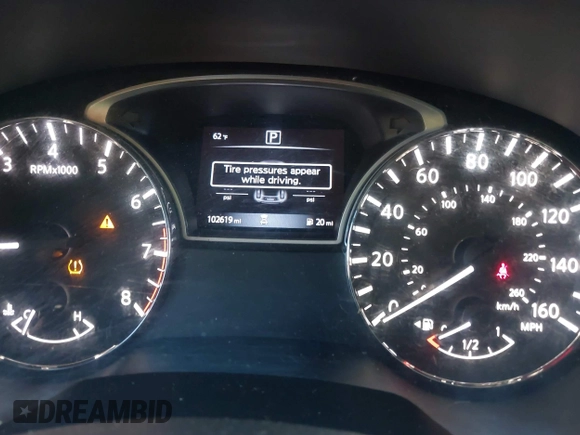2019 Nissan Pathfinder S with VIN 5N1DR2MN7KC634136, listed as a IAAI auction lot 42195038 with 102,619 mi miles and . Bid and sale history available at DreamBid. Image 7.