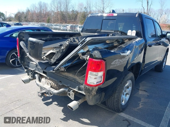 2022 Ram 1500 Big Horn with VIN 1C6SRFFT9NN428671, listed as a IAAI auction lot 41780427 with 63,781 mi miles. Bid and sale history available at carsss.com. Image 6.