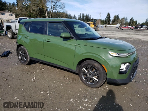 2020 Kia Soul EX with VIN KNDJ33AU9L7115674, listed as a Copart auction lot 47182105 with 53,042 mi miles and Salvage Title. Bid and sale history available at carsss.com. Image 4.