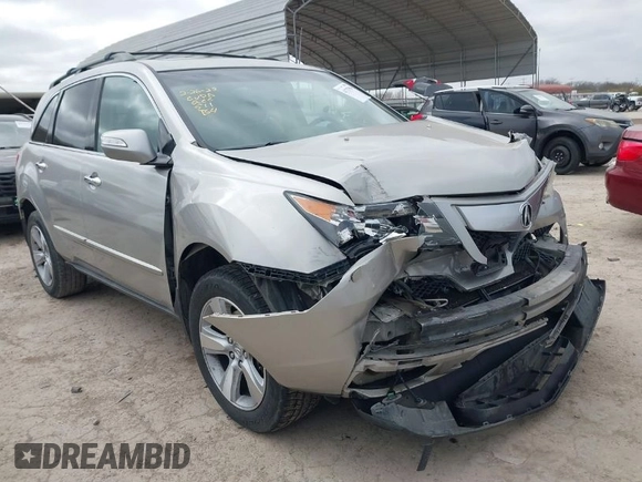 2010 Acura MDX Technology Pkg with VIN 2HNYD2H62AH520333, listed as a IAAI auction lot 41737954 with 180,364 mi miles. Bid and sale history available at carsss.com. Image 1.