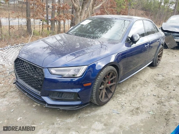 2018 Audi S4 Premium Plus with VIN WAUB4AF43JA002301, listed as a IAAI auction lot 41506146 with 82,204 mi miles. Bid and sale history available at carsss.com. Image 2.