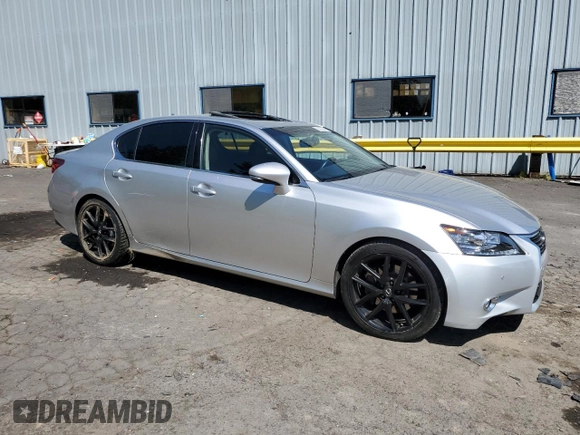 2013 Lexus GS 350 with VIN JTHBE1BL5D5000607, listed as a Copart auction lot 55643495 with 125,763 mi miles and Salvage title. Bid and sale history available at DreamBid. Image 4.