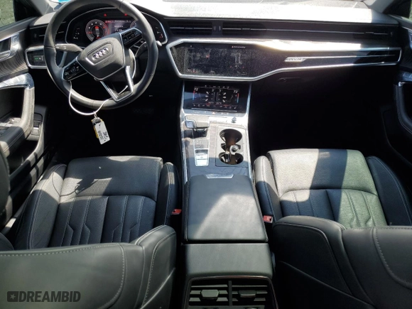 2023 Audi A7 Prestige with VIN WAUV2BF20PN039511, listed as a Copart auction lot 53065234 with 24,599 mi miles and Non Repairable. Bid and sale history available at carsss.com. Image 8.
