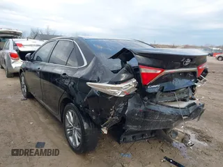 2017 Toyota Camry XLE with VIN 4T1BF1FKXHU425831, listed as a IAAI auction lot 41897698 with 149,296 mi miles. Bid and sale history available at carsss.com. Image 3.