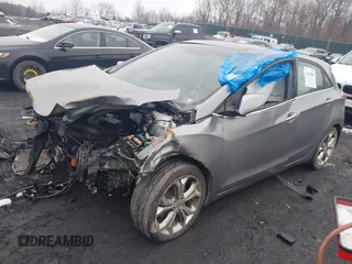 2014 Hyundai Elantra GT with VIN KMHD35LH6EU172018, listed as a IAAI auction lot 41546580 with 1 mi miles. Bid and sale history available at carsss.com. Image 2.
