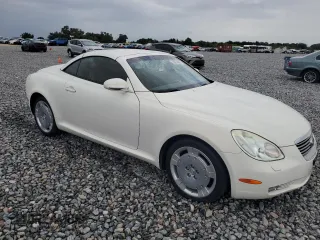 2003 Lexus SC 430 with VIN JTHFN48Y030045309, listed as a Copart auction lot 59034585 with 104,167 mi miles and Salvage title. Bid and sale history available at DreamBid. Image 4.