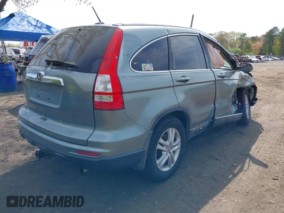 2010 Honda CR-V EX-L with VIN 5J6RE3H72AL015959, listed as a IAAI auction lot 42144680 with 107,345 mi miles and . Bid and sale history available at carsss.com. Image 4.